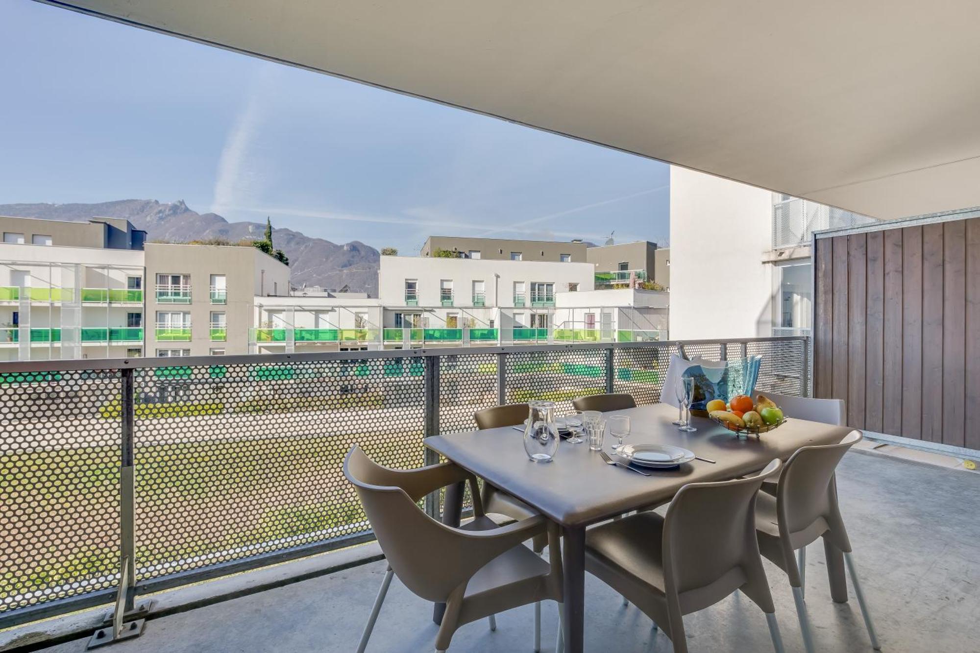 Two-Bedroom Apartment Balcony