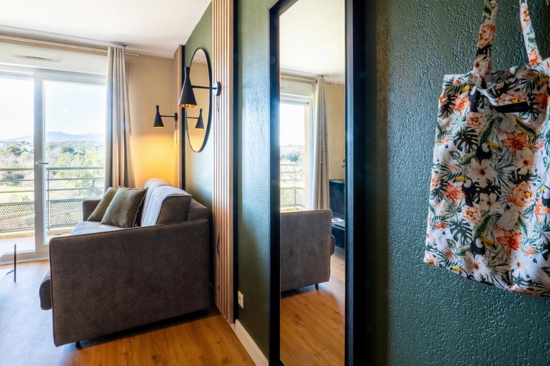 One-Bedroom Apartment Balcony