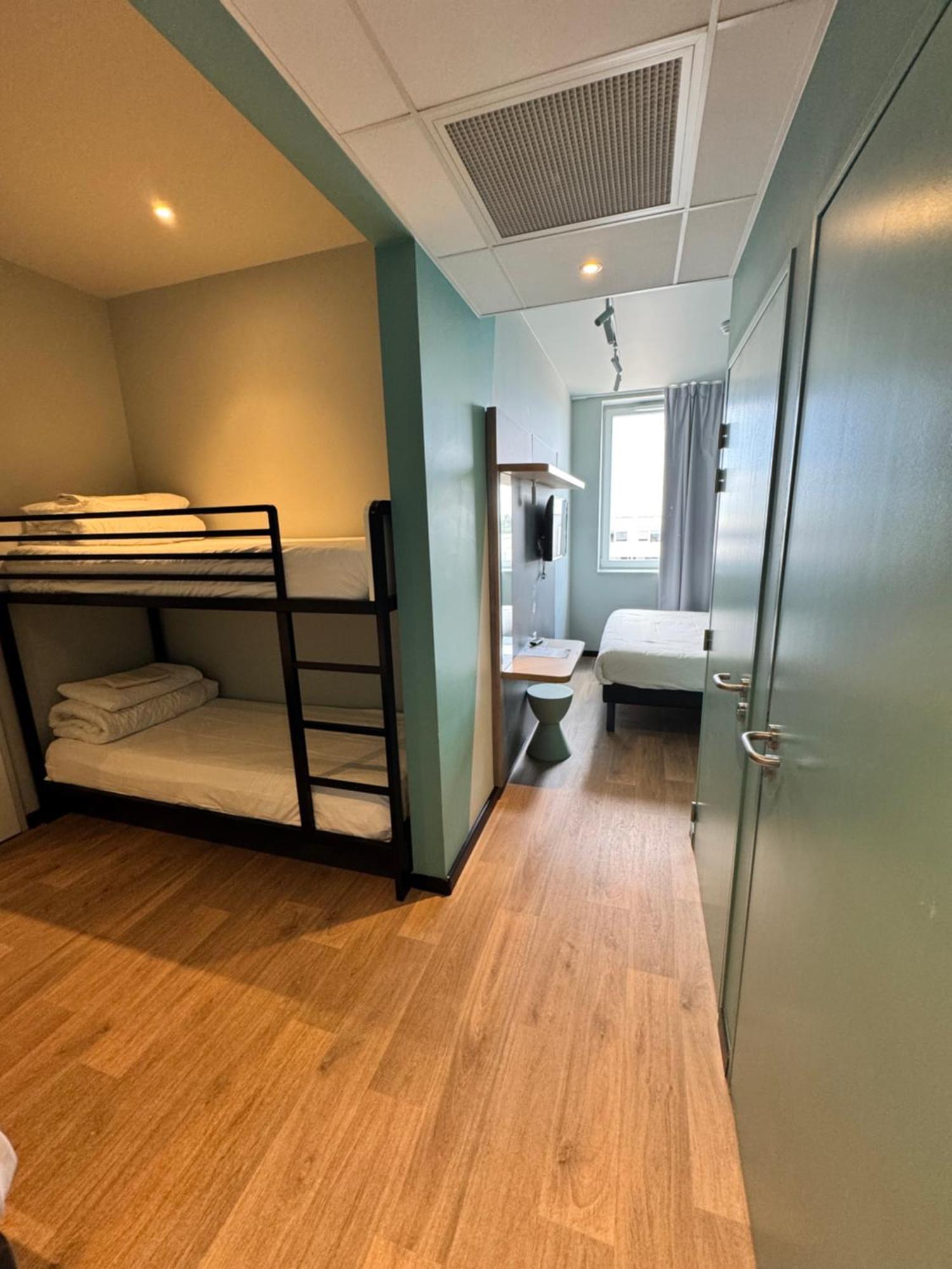 Room with One Double and Two Twin Beds