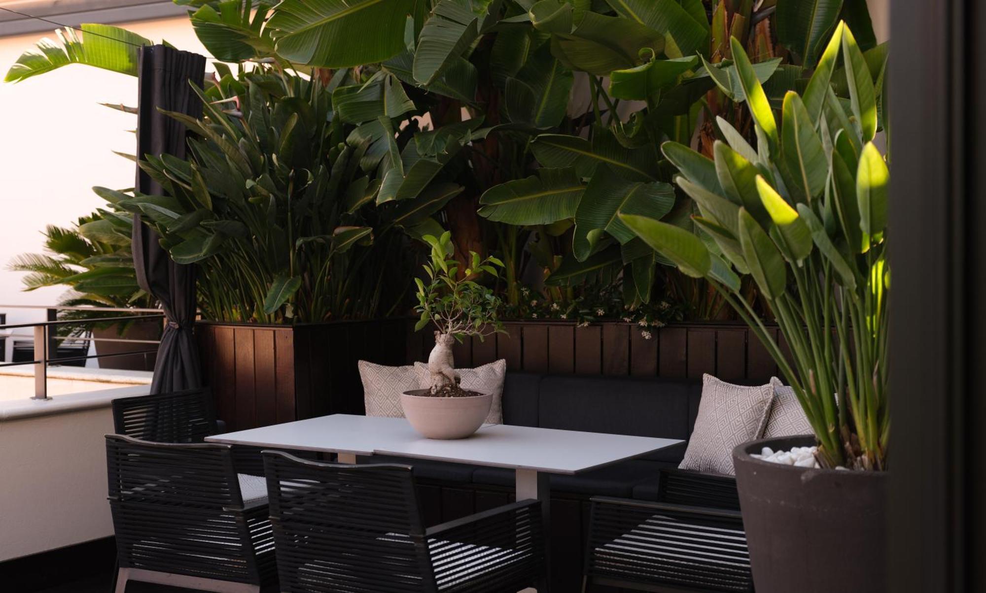 Suite con terraza privada y bañera de hidromasaje