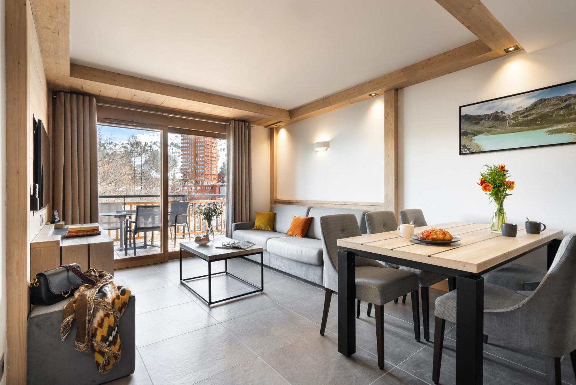 Two-Bedroom Apartment Comfort with Spa Access