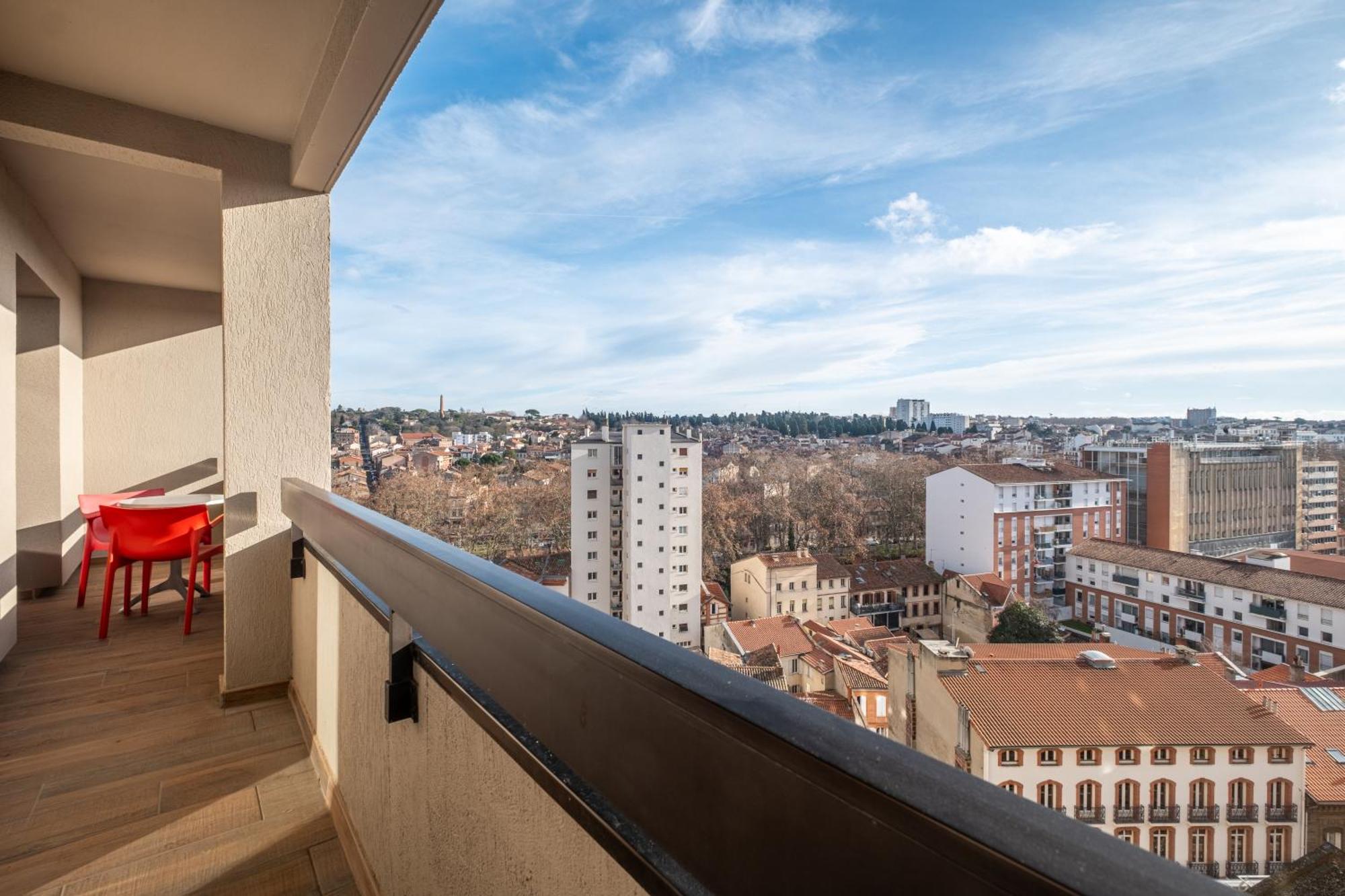 One-Bedroom Apartment Balcony