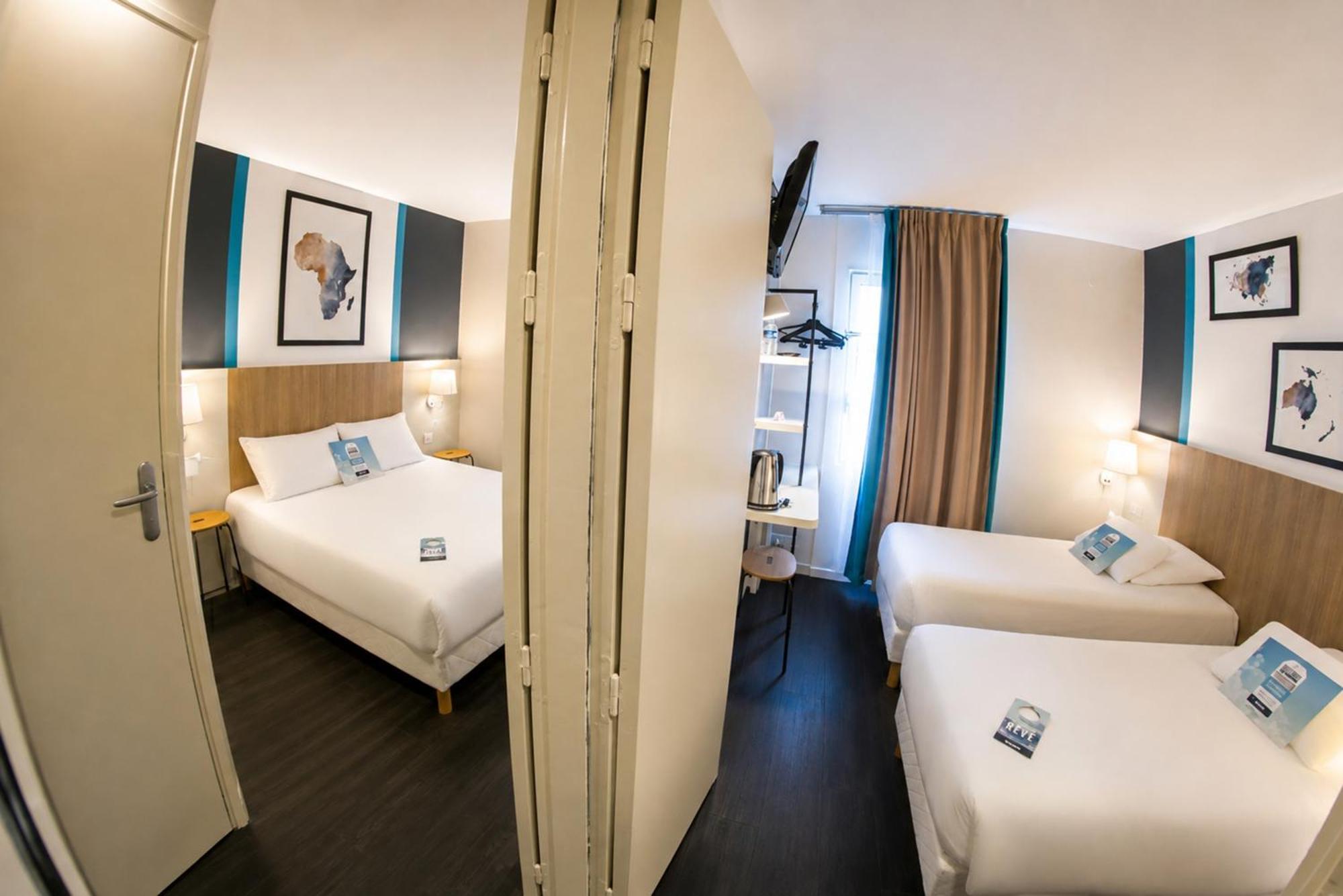 2 Standard Room Connecting 1 Double Bed 2 Single Beds