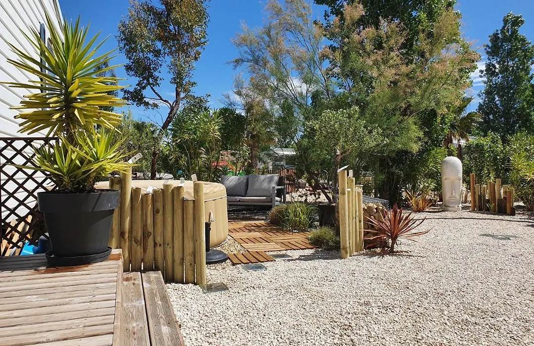 Mobil Home Tout Confort,Jacuzzi, Velos, Barbecue Et Mer Et Plage A 300M-1