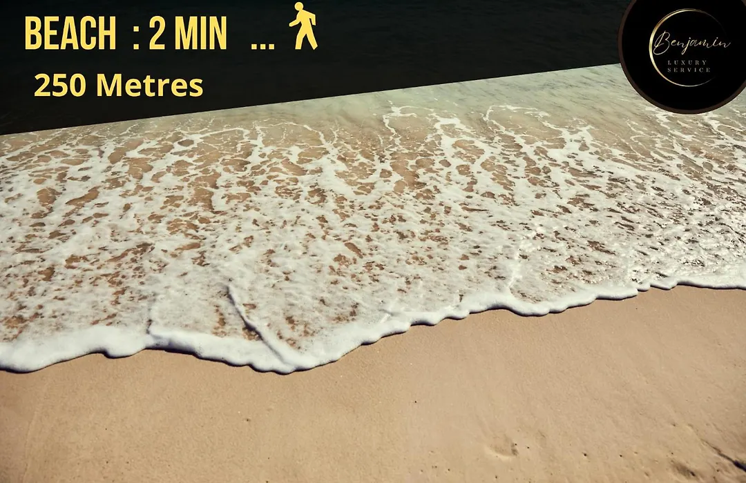 Suite Riviera - Sea View - Clim - 50M Plage - Residence De Standing - Spacieux 180 M2 - Parking-1