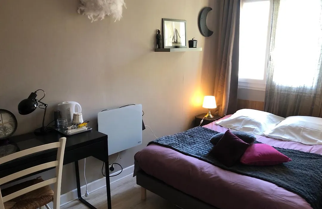Charmante Chambre Privee 5/10 Mn Du Centreville/Port-Jardin/Parking-1