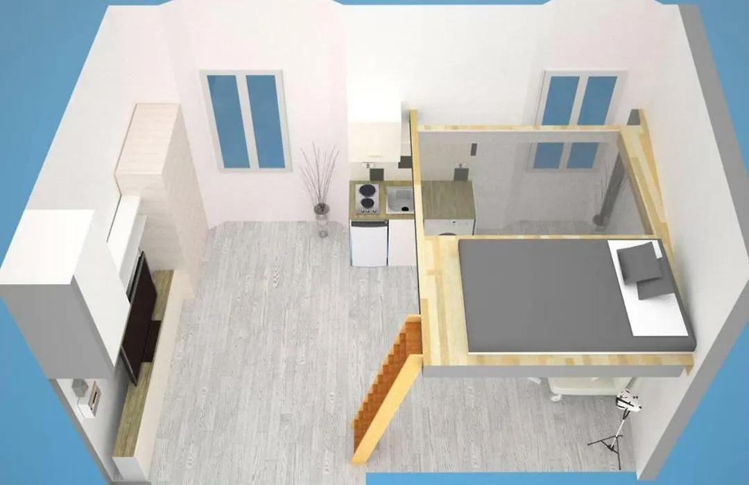 Gregbnb - Filet Suspendu ! - Parking Inclus - Climatise - Wifi -15Min Gare-1