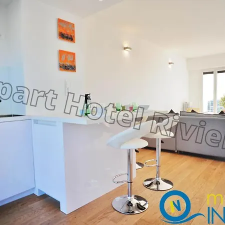 Aparthotel Riviera - Nice Cimiez - Luxueux Loft Appartement Ac - Sea View - 2 Larges Terrasses - Esprit Penthouse - 2 Pieces - Terrasse Loft Cimiez-3