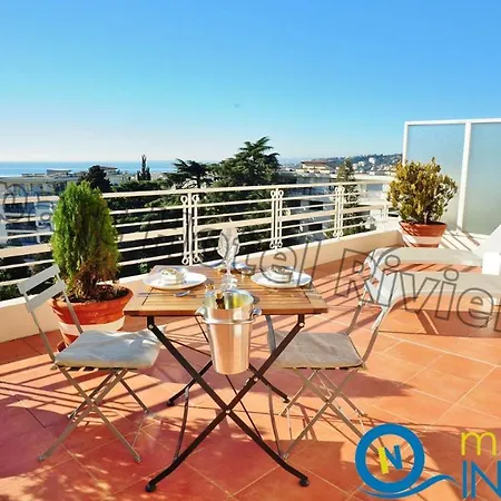 Aparthotel Riviera - Nice Cimiez - Luxueux Loft Appartement Ac - Sea View - 2 Larges Terrasses - Esprit Penthouse - 2 Pieces - Terrasse Loft Cimiez-2