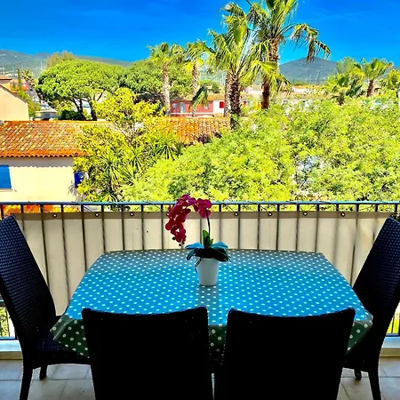 2 Bedrooms, 15 Min Walk To Beach, Ac, Pool & Fiber Internet In A Quiet, Private Gated Domain 5Kms To St Tropez-3