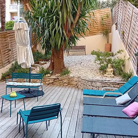 Nice- Gairaut - Jardin Prive- Grand F1 Lumineux-Piscine Collective-2