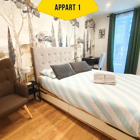 Casa Reine Jeanne- Ideal Groups & Family -Central Near Train Station - Parking - New&Confort-Ac-3