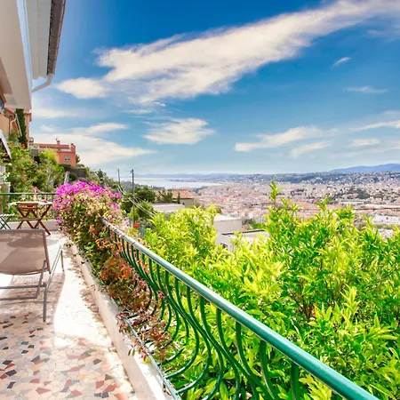 Beautiful Villa With Panoramic View Over Nice-3