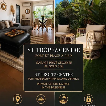 Saint Tropez centre parking et jardin privé inclus-2