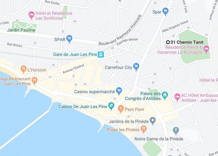 Centre Juan Les Pins 1 Bedroom With Ac, Swimming Pool And Parking