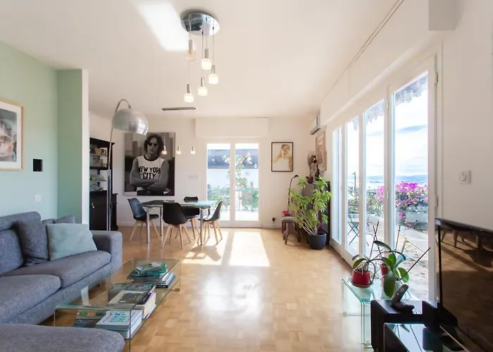 O privado Beautiful Villa With Panoramic View Over Nice