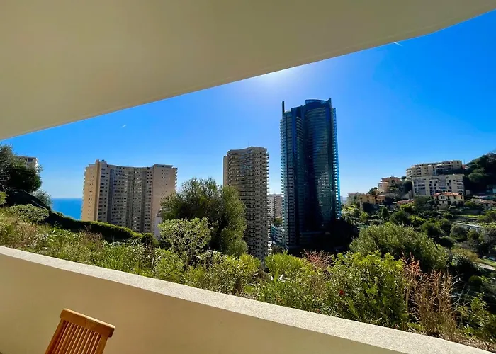 Luxueux Studio Neuf - Frontière Monaco - Piscine - Parking privé