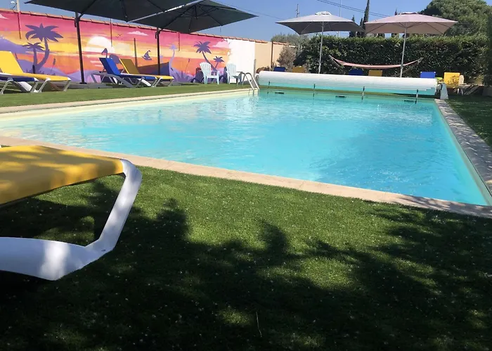 Hotel Des 4 Vents Esprit Camargue Parking Privé Gratuit Aigues-Mortes