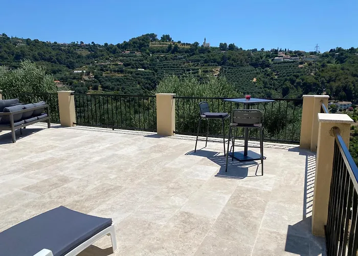 O privado Villa Avec Piscine Chauffee Nice Collines