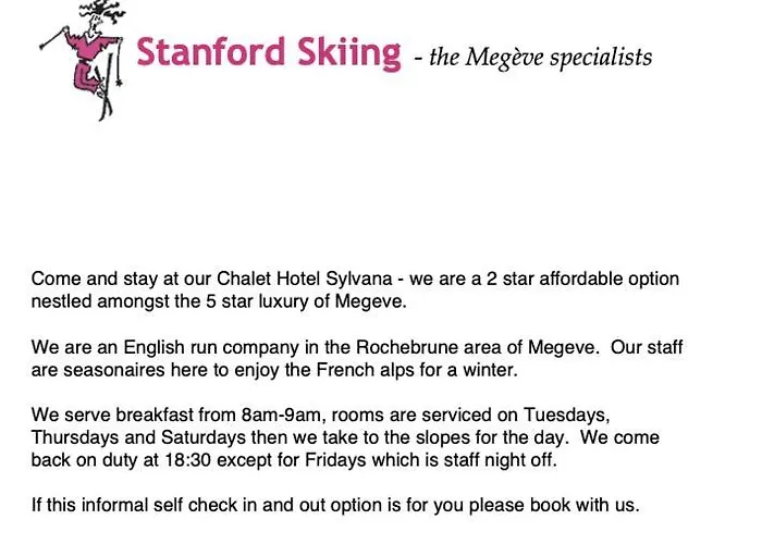 Chalet Hotel Sylvana Megève